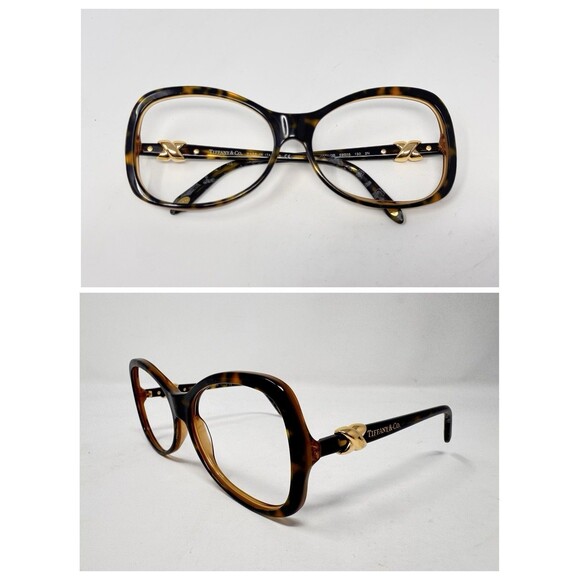 Tiffany & Co TF4024 8071/3B Sunglass Frames Only 59-15-130 Havana Brown Italy main image 4